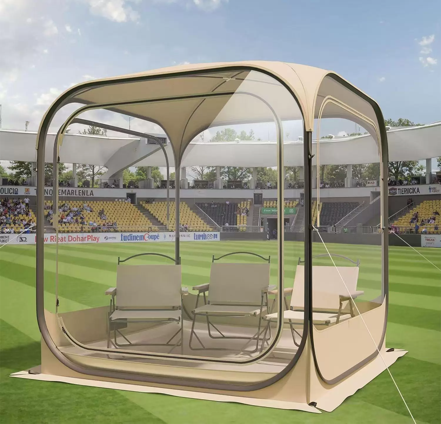 เต็นท์ฟอง ClearView: ตั้งค่าได้ทันทีเพื่อความสนุกกลางแจ้งทุกฤดูกาล