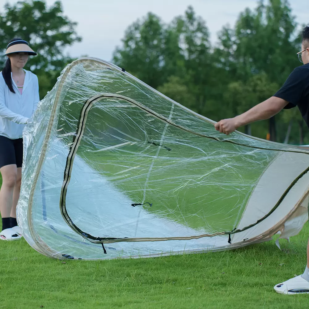 เต็นท์ฟอง ClearView: ตั้งค่าได้ทันทีเพื่อความสนุกกลางแจ้งทุกฤดูกาล