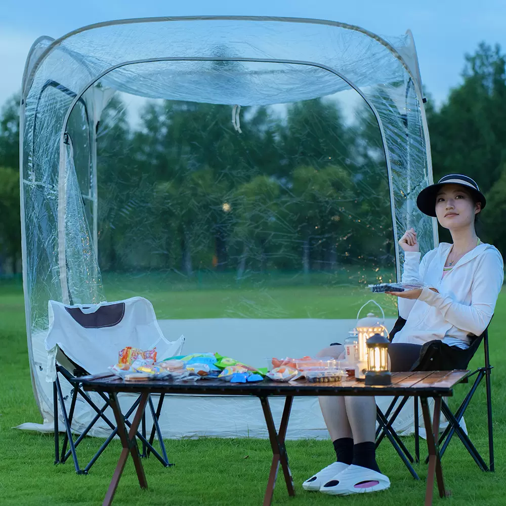 เต็นท์ฟอง ClearView: ตั้งค่าได้ทันทีเพื่อความสนุกกลางแจ้งทุกฤดูกาล